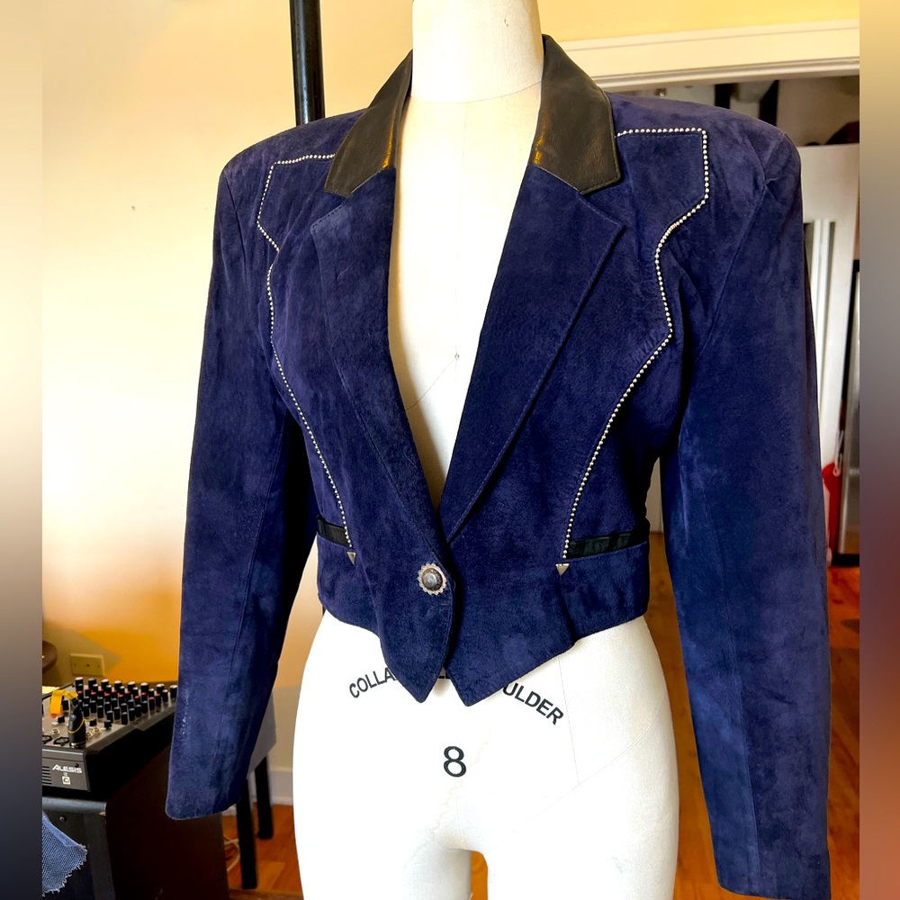 ▪️SOLD▪️Michael Hoban for North Beach Leather Cropped Western Jacket